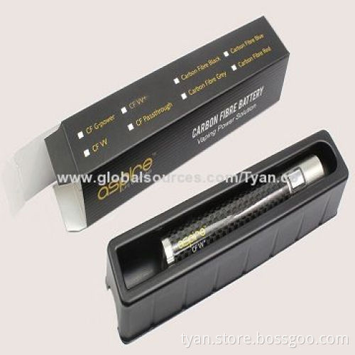 Original Aspire CF Batteries 600mAh Capacity, 510/eGo Thread Battery, 3.3-4.8V Output Voltage